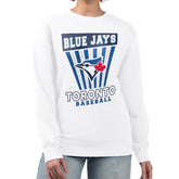 Toronto Blue Jays Starter Women's Poster Print Team Fleece Pullover Sweatshirt Lifestyle