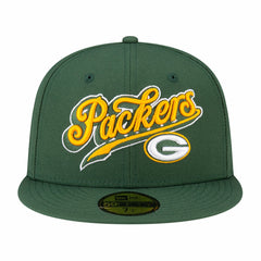 Green Bay Packers New Era Born x Raised 59FIFTY Fitted Hat Green - NFL