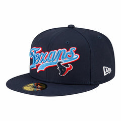 Houston Texans New Era Born x Raised 59FIFTY Fitted Hat Navy - NFL