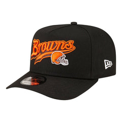 Cleveland Browns New Era Born x Raised A-Frame 9FIFTY Snapback Hat Black - NFL