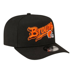 Cleveland Browns New Era Born x Raised A-Frame 9FIFTY Snapback Hat Black - NFL
