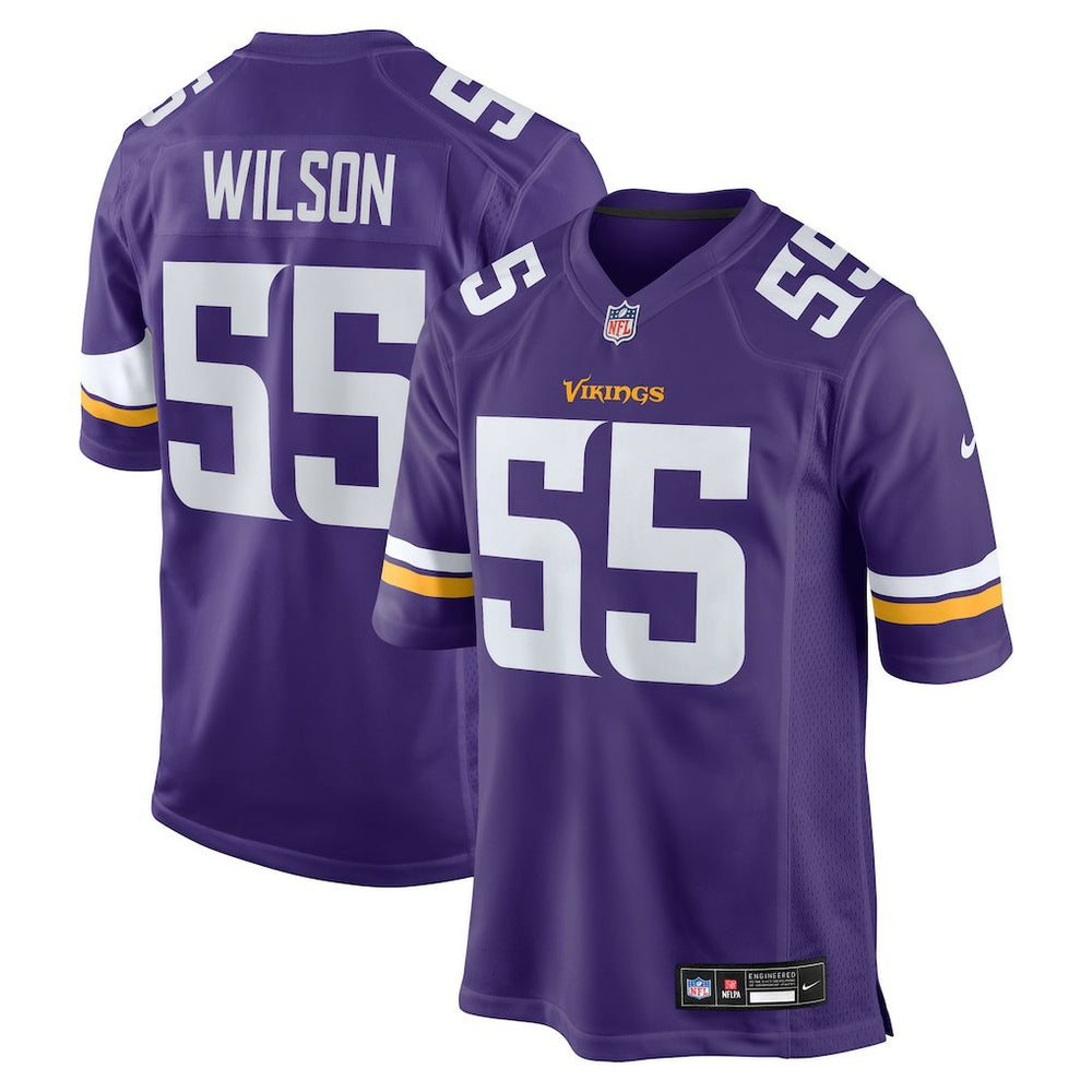 Eric Wilson Minnesota Vikings Team Game Jersey Purple - Nike