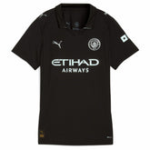 Puma Erling Haaland Manchester City Women's 2025/26 Away Replica Player Jerseys - Black