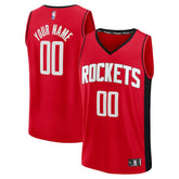 Fanatics - Houston Rockets Fast Break Custom Jersey - Icon Edition - Red