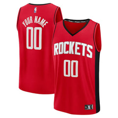 Fanatics - Houston Rockets Fast Break Custom Jersey - Icon Edition - Red