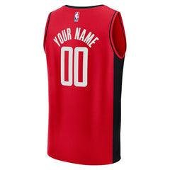 Fanatics - Houston Rockets Fast Break Custom Jersey - Icon Edition - Red