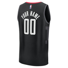 Fanatics - Houston Rockets Youth Fast Break Custom Jersey - Statement Edition - Black
