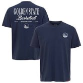 NBA - Golden State Warriors Sportiqe Unisex Athletic Club Collection Duke Relaxed Fit Premium T-Shirt - Blue