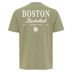 NBA - Boston Celtics Sportiqe Unisex Athletic Club Collection Duke Relaxed Fit Premium T-Shirt - Olive