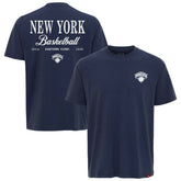 NBA - New York Knicks Sportiqe Unisex Athletic Club Collection Duke Relaxed Fit Premium T-Shirt - Blue
