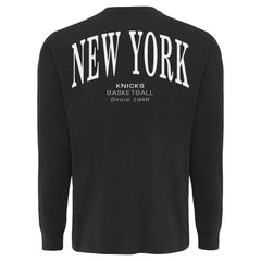 NBA - New York Knicks Sportiqe Unisex Athletic Club Collection Sherwood Relaxed Fit Premium Long-Sleeve T-Shirt - Anthracite