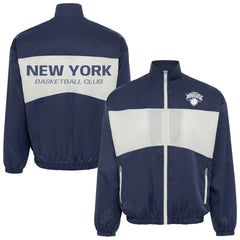 NBA - New York Knicks Sportiqe Unisex Athletic Club Collection Senna Premium Lightweight Full-Zip Jacket - Blue