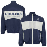 NBA - Phoenix Suns Sportiqe Unisex Athletic Club Collection Senna Premium Lightweight Full-Zip Jacket - Blue