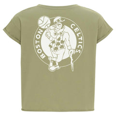 NBA - Boston Celtics Sportiqe Women's Athletic Club Collection Alana Premium Cropped T-Shirt - Kelly Green