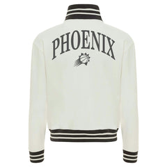 NBA - Phoenix Suns Sportiqe Women's Athletic Club Collection Sutton French Terry Full-Zip Jacket - Cream