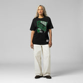 Philadelphia Eagles Women's Team Dynamic Boyfriend T-Shirt Black - Mitchell & Ness