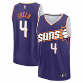 Fanatics - Jalen Green Phoenix Suns Fast Break Replica Jersey - Purple - Icon Edition