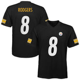 Aaron Rodgers Pittsburgh Steelers Outerstuff Preschool Replica Player Jersey Black - NFL
