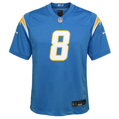 Omarion Hampton Los Angeles Chargers Youth Team Game Jersey Powder Blue - Nike