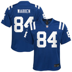 Tyler Warren Indianapolis Colts Youth Team Game Jersey Royal - Nike