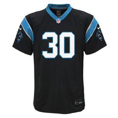 Chuba Hubbard Carolina Panthers Youth Team Game Jersey Black - Nike