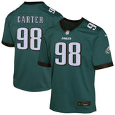 Jalen Carter Philadelphia Eagles Youth Game Player Jersey Midnight Green - Nike