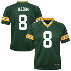 Josh Jacobs Green Bay Packers Youth Team Game Jersey Green - Nike