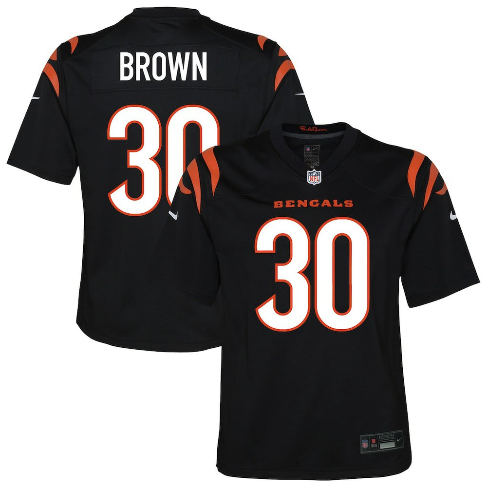 Chase Brown Cincinnati Bengals Youth Youth Black - Nike