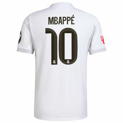 Adidas Kylian Mbappé Real Madrid 2025/26 Home Player Jerseys - White