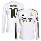 Adidas Kylian Mbappé Real Madrid 2025/26 Home Replica Player Jerseys - White