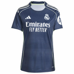 Adidas Kylian Mbappé Real Madrid Women's 2025/26 Away Replica Player Jerseys - Blue
