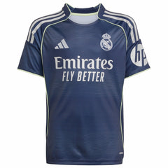 Adidas Kylian Mbappé Real Madrid Youth 2025/26 Away Replica Player Jerseys - Blue
