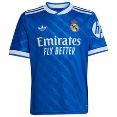 Adidas Kylian Mbappé Real Madrid Youth 2025/26 Third Replica Player Jerseys - Blue