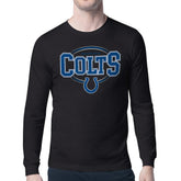 Indianapolis Colts Starter Team Track Graphic Long Sleeve T-Shirt Black - NFL