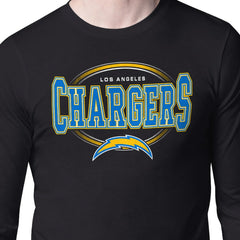 Los Angeles Chargers Starter Team Track Graphic Long Sleeve T-Shirt Black - NFL