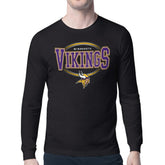 Minnesota Vikings Starter Team Track Graphic Long Sleeve T-Shirt Black - NFL