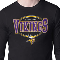 Minnesota Vikings Starter Team Track Graphic Long Sleeve T-Shirt Black - NFL