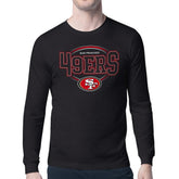 San Francisco 49ers Starter Team Track Graphic Long Sleeve T-Shirt Black - NFL