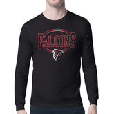 Atlanta Falcons Starter Team Track Graphic Long Sleeve T-Shirt Black - NFL