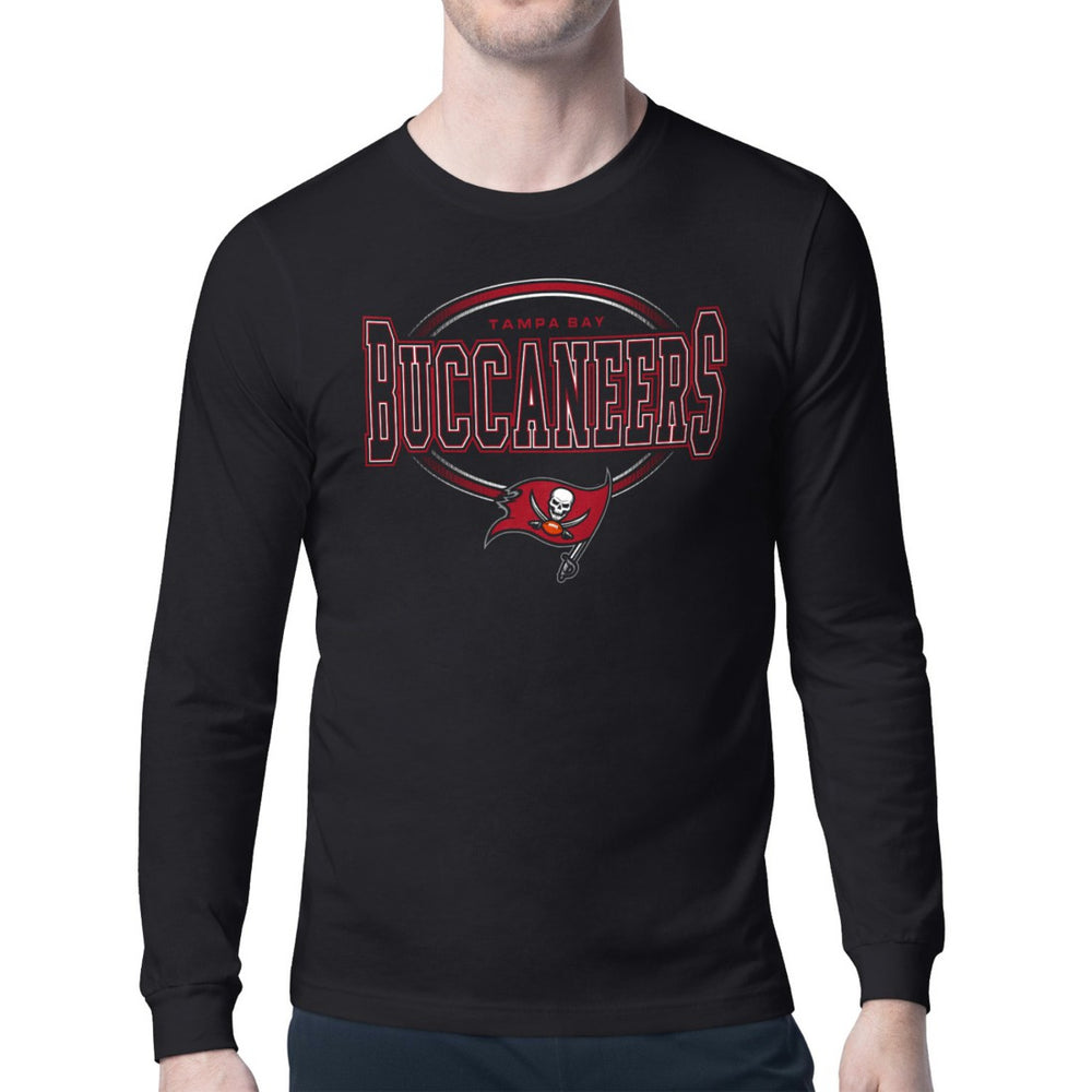 Tampa Bay Buccaneers Starter Team Track Graphic Long Sleeve T-Shirt Black - NFL