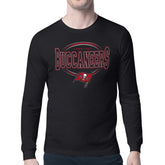 Tampa Bay Buccaneers Starter Team Track Graphic Long Sleeve T-Shirt Black - NFL