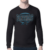 Carolina Panthers Starter Team Track Graphic Long Sleeve T-Shirt Black - NFL