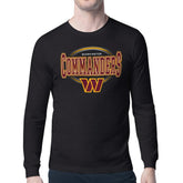Washington Commanders Starter Team Track Graphic Long Sleeve T-Shirt Black - NFL