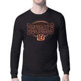 Cincinnati Bengals Starter Team Track Graphic Long Sleeve T-Shirt Black - NFL
