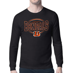 Cincinnati Bengals Starter Team Track Graphic Long Sleeve T-Shirt Black - NFL
