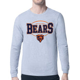 Chicago Bears Starter Team Track Graphic Long Sleeve T-Shirt Heather Gray - NFL