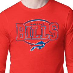 Buffalo Bills Starter Team Track Graphic Long Sleeve T-Shirt Red - NFL