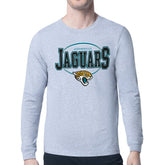 Jacksonville Jaguars Starter Team Track Graphic Long Sleeve T-Shirt Heather Gray - NFL