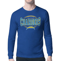 Los Angeles Chargers Starter Team Track Graphic Long Sleeve T-Shirt Royal - NFL
