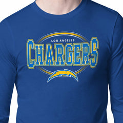 Los Angeles Chargers Starter Team Track Graphic Long Sleeve T-Shirt Royal - NFL